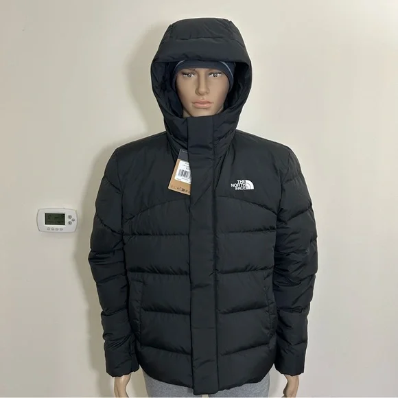 The North Face Men's Baltic Down Puffer Hoodie Coat TNF Black Sz S M L XL XXL - Picture 5 of 14